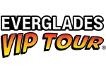 Logo with text: Everglades VIP Tour in bold, gradient colors.
